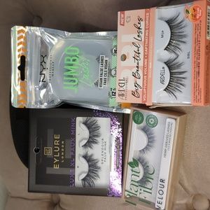 Jumbo Eye Lashes Bundle (CLOUD NINE / NYX / ARDELL / EYLURE)